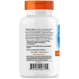 Лютеїн Doctor's Best Lutein лютемакс 20 мг 180 капсул (DRB-00370) - мініатюра 3