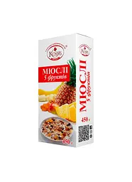 Мюслі Козуб Продукт 5 фруктів миттєвого приготування 450 г
