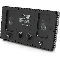 Прожектор Прожектор Voltronic RGB YT37277 600LED для фото та відео 210x125 мм Box - мініатюра 2