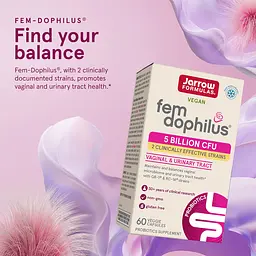 Пробіотики Jarrow Formulas Women's Fem Dophilus 5 млрд 30 капсул - мініатюра 5