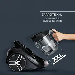 Пилосос контейнерний Compact Power XXL, 900Вт, конт пил -2.5л, HEF system, чорний ROWENTA teh0016417 - мініатюра 8