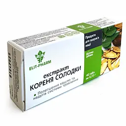Екстракт Elit-Pharm кореня солодки 40 таблеток