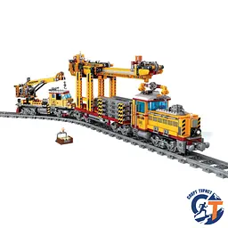 Конструктор ZIPP Toys Потяг DPK32 з рельсами Колір: жовтий