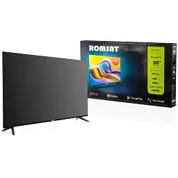 Телевізор Romsat 55UGN18ST2 Smart TV WiFi (Офіційний GOOGLE) - мініатюра 13