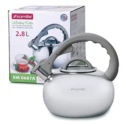 Чайник зі свистком Kamille KM-0687А 2.8 л - мініатюра 8