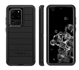 Чохол протиударний із кліпсою-підставкою OtterBox Defender Series Pro 77-64233 для Samsung Galaxy S20 Ultra Black - мініатюра 4