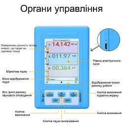 Детектор електромагнітного випромінювання Nectronix BR-9A (101031) - мініатюра 7