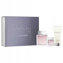 Набір Calvin Klein Euphoria Men туалетна вода 100 мл, бальзам після гоління 100 мл, Міні 15 мл