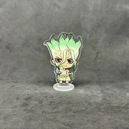 Акрилова колекційна фігурка Chibi Доктор Стоун» (Dr. Stone) Сенку Ісігамі (Senku Ishigami) 10 см