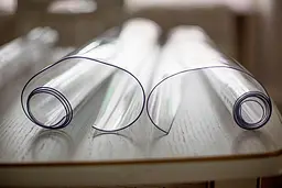 М'яке скло Прозора силіконова скатертину на стіл Soft Glass Захист для меблів 1.5х1.5 м (товщина 0.5 мм) - мініатюра 3