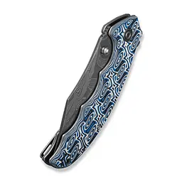 Ніж складаний туристичний Civivi Pentad (8.8 см) Damascus / Micarta синій/білий - мініатюра 6
