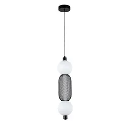 Светильник підвісний LED Levistella 7812034 BK, 7W, 3000K, чорний метал, сучасний стиль