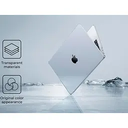 Пластикова накладка (верх та низ) WiWU Crystal Shield Series для Apple MacBook Air 13.6` M2/M3/M4 (2022-2025) Transparent [157056] - мініатюра 6