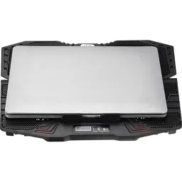 Підставка до ноутбука Ice Coorel 10-15", 1*125mm 1400 RPM + 4*70mm 2500 RPM, 2*USB, 365x297x30mm, Blue (K5Bl) - мініатюра 7