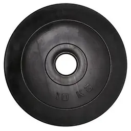 Диск гантельний композитний в пластиковій оболонці Rock Pro NE-PL-D-10 10 кг