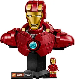 Конструктор LEGO Super Heroes Marvel Бюст Залізної Людини MK4, 436 деталей (76327) - мініатюра 3