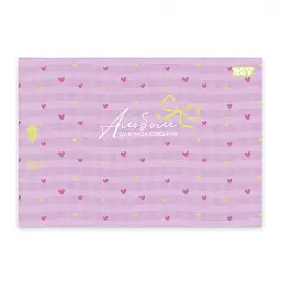 Альбом для малювання Yes Pink bow А4 28 аркушів з перфорацією (130654) (4 шт) - мініатюра 3