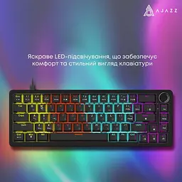 Клавиатура Ajazz AK690 Peach Mist Switch (AK690-PM-W) - миниатюра 11