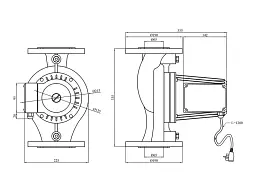 Циркуляційний насос Pumpman GRS65/11F - мініатюра 2
