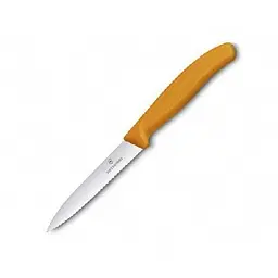 Кухонний ніж Victorinox SwissClassic Paring лезо 10см хвил. з помар. ручкою - мініатюра 2