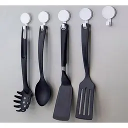 Набір настінних гачків Happy Life Small Hook 6 шт White [26035] - мініатюра 2