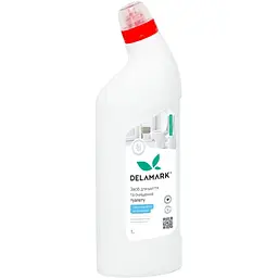 Засіб для чищення унітазу DeLaMark Білі квіти бавовни 1 л (4820152333650)