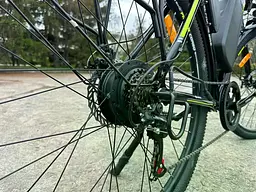 Електровелосипед Corso Fisher 29 дюймів (600W 48V 20Ah) Shimano 7 швидкостей Чорний - мініатюра 11