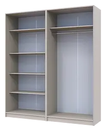 Комплект Doros Промо з полицями Кашемір 2+2 ДСП 180х48х204 (44900290) - мініатюра 5