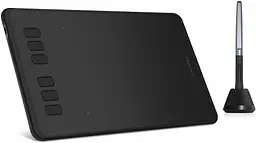 Huion Графічний планшет 6.3"x3.9" H640P, microUSB, чорний - мініатюра 6