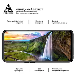 Захисне скло на OPPO A96 з олеофобним покриттям, Pro, повне проклеювання, антистатичний і пиловідштовхуючий шар, 9H, самоклеючеся, 2.5D, на весь екран, антистатичний клей, ArmorStandart (ARM61037) - мініатюра 4