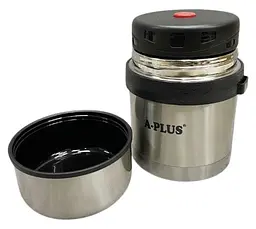 Термос харчовий з нержавіючої сталі A-PLUS 1662 500 ml з чохлом - мініатюра 2