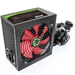 Блок живлення GameMax 600 Вт GM-600B, Black, Active PFC, 12 см, 1xMolex / 3xSATA / 1x6+2-pin / 1x4+4-pin / 1x20+4-pin, захист OVP / UVP / OCP / OLP / OPP / SCP