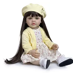Реалістична Кукла Реборн 55 см повністю силіконова Doll Reborn Baby К0100221