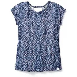 Футболка Smart Wool Wm's Merino 150 Pattern Tee Dark Blue Steel M (1033-SW 16034.292-M)