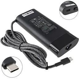 Блок живлення для ноутбука HP TYPE-C 100W чорний OVALE