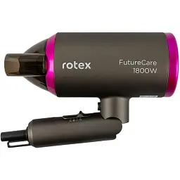 Фен Rotex RFF185-D FutureCare Gray/pink UA дорожній - мініатюра 2
