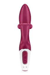 Вібратор-кролик Satisfyer Embrace me, 21.6х4.6 см бордо - мініатюра 6