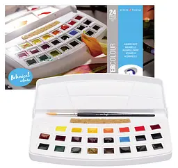Набір акварельних фарб Van Gogh Botanical Colours 24 кювети Royal Talens (8712079422868) - мініатюра 2