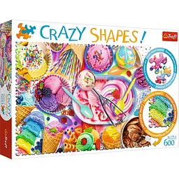 Пазли Trefl Crazy Shapes Солодке морозиво 600 елементів