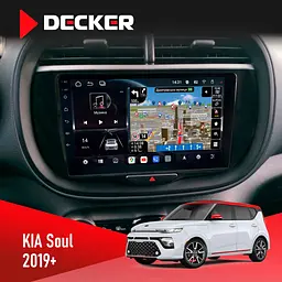 Штатна магнітола KIA Soul 2019+ Decker D9-011 4x64, DSP, 4G, 360 Decker (НФ-00005908)