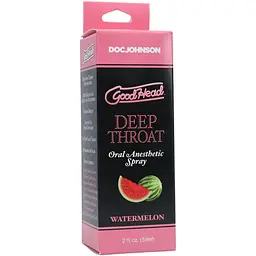 Спрей для мінету Doc Johnson GoodHead DeepThroat Spray - Watermelon 59 мл - мініатюра 3