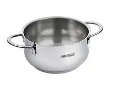 Каструля Ardesto зі скляною кришкою Black Mars 1.8л нержавіюча сталь kuh0014690 - мініатюра 4