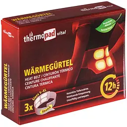 Грілки хімічний пояс Thermopad Heat Belt 3 шт. (1033-TPD 78703)