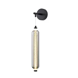 Бра настінне LED Levistella 788W39321 BK+SM, 5W, 4000K, чорний+срібний, сучасний стиль для дому - мініатюра 2