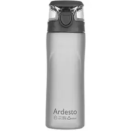 Пляшка для води Ardesto 600 мл Grey (AR2205PGY)