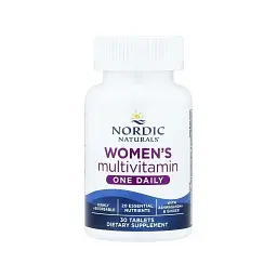 Мультивітамін Nordic Naturals Мультивітаміни для жінок, Women's Multivitamin, One Daily, 30 таблеток (NOR-01555) - мініатюра 3
