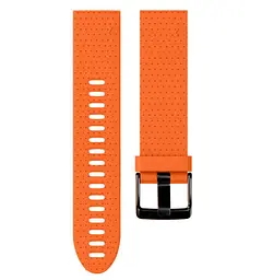 Силіконовий ремінець Primo для годинника Garmin Fenix 5S/5S Plus/6S Orange - мініатюра 3