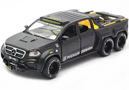 Колекційна металева модель автомобіля АвтоЕксперт Mercedes-Benz X-Class 6x6 Monster Pickup з інерцією, світлом та звуком 1:32 - мініатюра 8