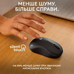 Мишка Logitech M240 Silent Bluetooth Graphite (910-007119) - мініатюра 4