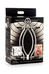 Затискач для статевих губ з повідцем Master Series Pussy Tugger, 7.6х2.8 см - мініатюра 9